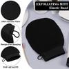 Frosted Exfoliating Gloves Back Frosted Dead Skin Facial Massage Gloves Durable Black Deep Cleaning Towels Shower