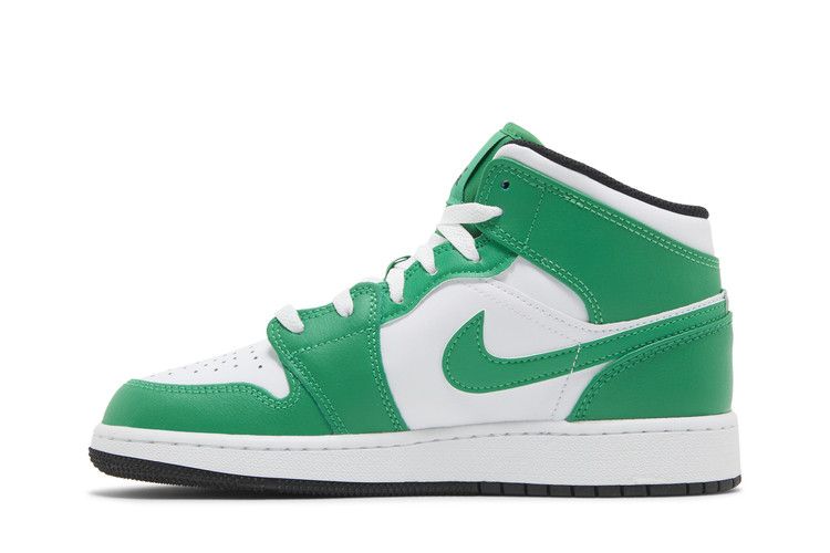 Jordan 1 Mid Lucky Green (GS)