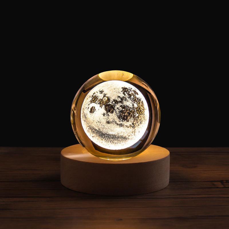 Starry Sky Luminous Crystal Ball Night Light - Heartfelt Gift for Birthdays
