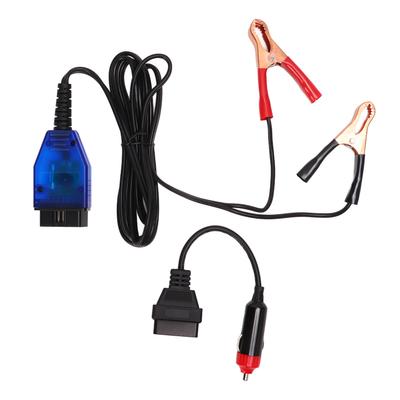 OBD2 Car Memory Data Saver Universal Vehicle Emergency Power Supply Cable Adapter with Red Black