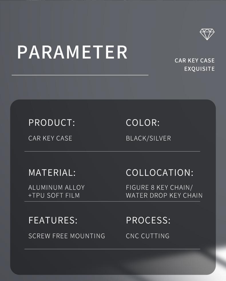 Hyundai Tucson L Elite Key Case Protective Shell for 21/22/23 Models