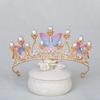 Children and Adults Romantic Butterfly Shape Princess Crown for Girls Handmade Rhinestone Tiara Pearl Headband for Birthday