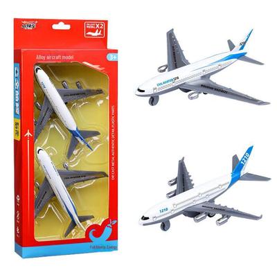 Children's Alloy Airplane Toy: Boeing 777 & Airbus Model with Gift Packaging