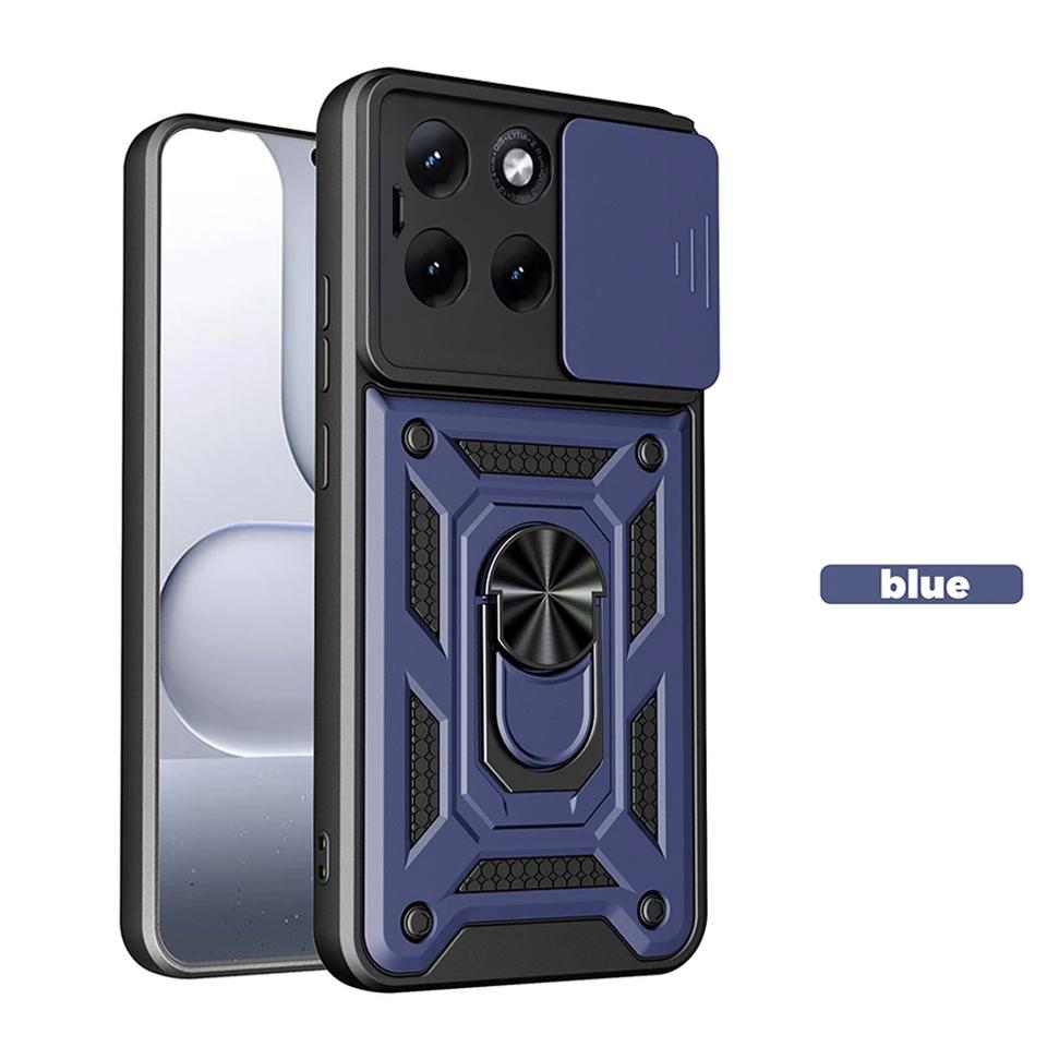 Magnetic Funda for Motorola Moto Edge 70 60 Fusion 60 Pro Phone Case Slide Camera Lens Ring Stand Holder Shockproof Cover Capa