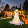 With Witch Hat Halloween Yard Ghost Ornaments Luminous LED Glow Specter Ornament  Outdoor Garden