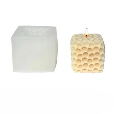Formă de silicon tip fagure 3D pentru lumânări DIY, geometrică, pentru ciocolată, mousse, aromaterapie, gips, săpun, rășină, decor pentru casă