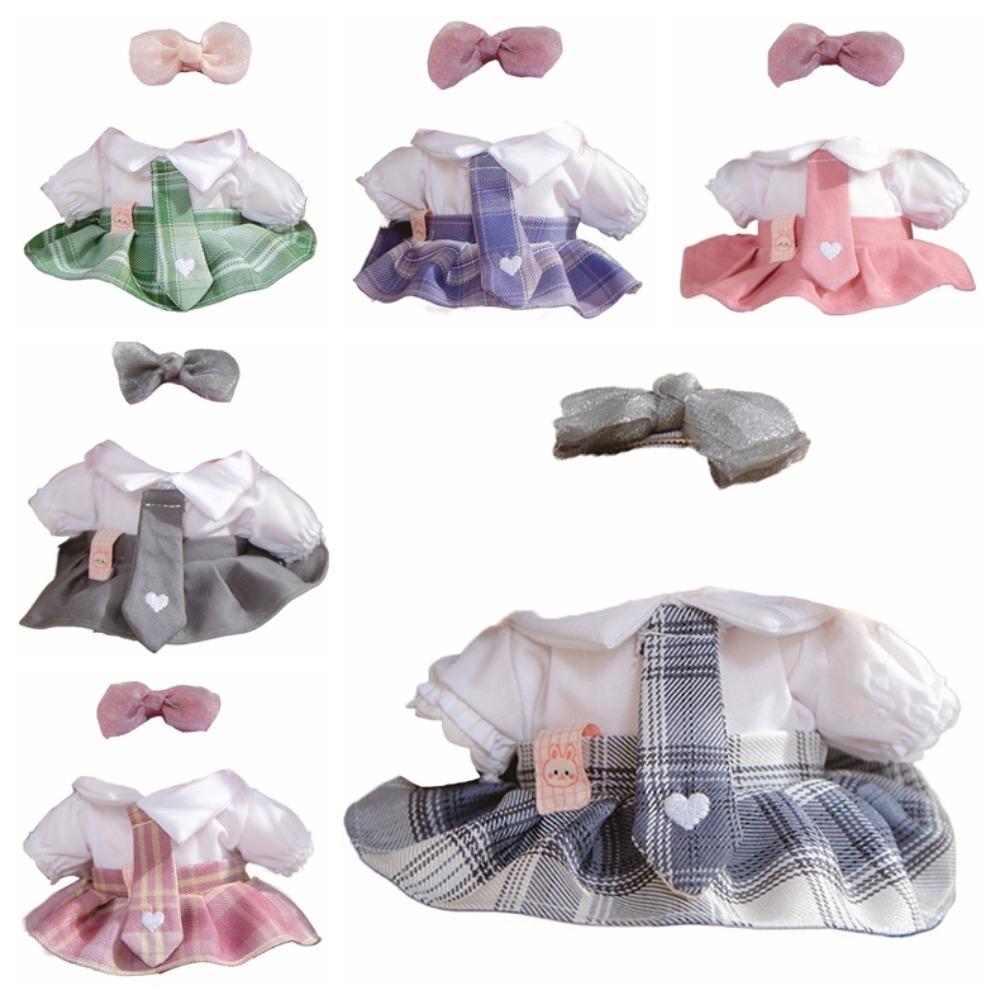 Pleated Skirt Cotton Doll's Clothes Dress Plush Doll Clothes  Doll Accessories