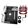 Aluminum Router Lift Kit, Router Plate for 65mm Diameter Motors, Woodworking Router Table Accessory