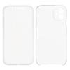 For iPhone 11 Case TPU Frame Clear Acrylic Back Phone Cover with PET Film