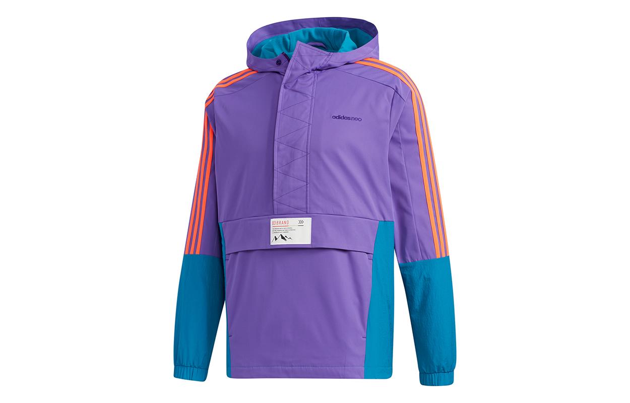 Adidas Neo Jackets Men s Purple Hooded Moderate Other GM2280 XL