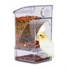 Hanging Automatic Bird Feeder With Anti Spill Design For Pet Birds Durable Transparent PET Easy Installation Space Saving P9YB