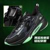 Li Ning YOUNG Synthetic Leather, Textile Low top Kids Lifestyle Shoes Black YKCU110-21