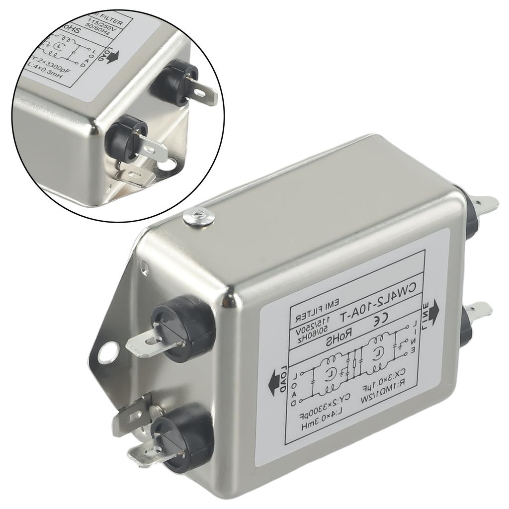 CW4L2 20A T The Single Phase Double Section Power Filter You Can Count On for Reliable Noise Filtering and Power Quality