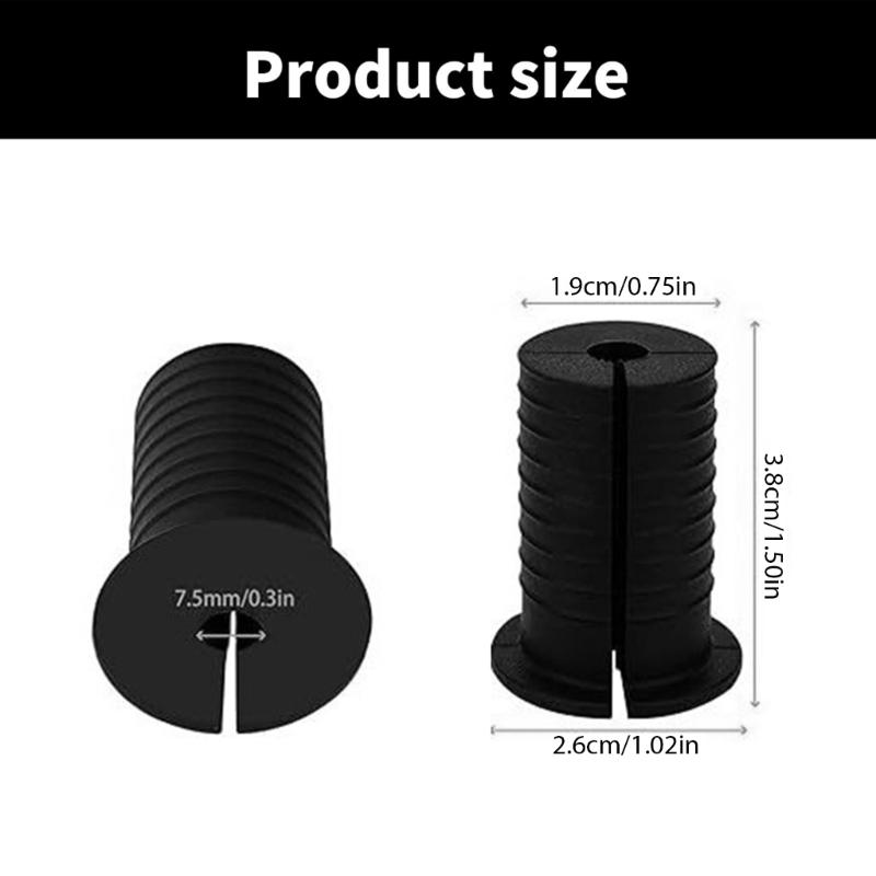 Pack of 4 Sturdy Starlinks Cable Thrus Grommets Set With Practical Tool Convenient for Professional Wall Routing