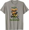 Funny Chihuahua Tshirt Feel Safe At Night Sleep T-Shirt