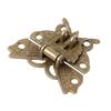 Butterfly Latch Hasp Screws, Small Wooden Jewelry Boxes Suitcase Cabinet Lock Latches, Bronze, Antique Look