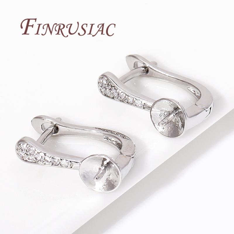 18K Gold Plated Earwires Fastener Accessories For Earrings,Earrings Hook Clasp For DIY Making Women's Jewelry Earring Fixtures