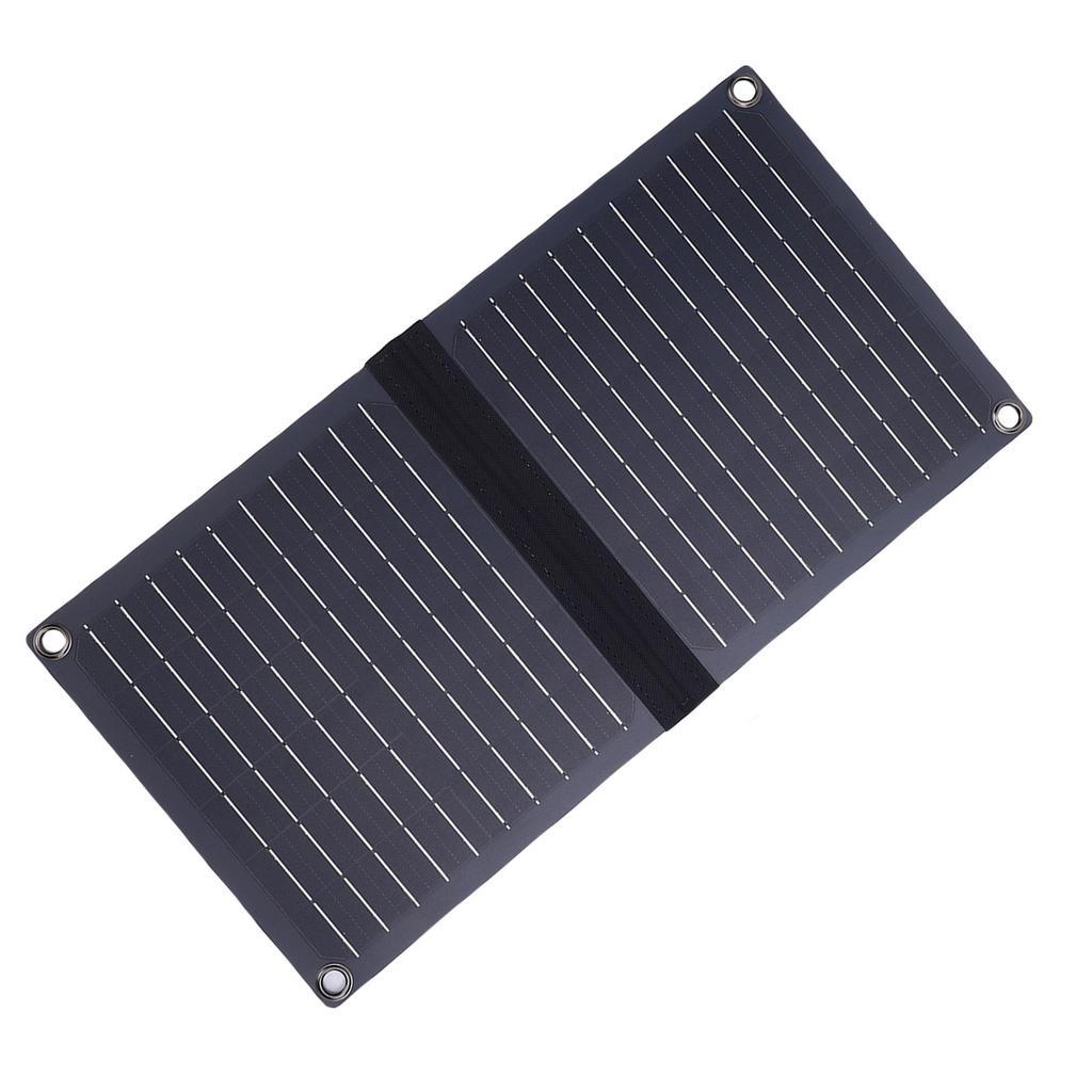 16W 5V Foldable Solar Panel Monocrystalline Silicon IP67 Rainproof USB A Type C Portable Solar Panel Charger for Outdoor Camping