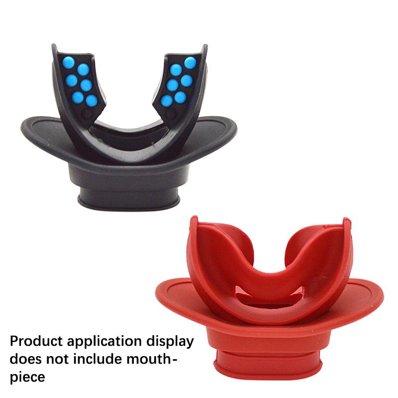 Soft Silicone Snorkel Regulator Mouthpiece Octopus Regulator Diving Equipment Breathing Tube Accessories For Scuba Diving