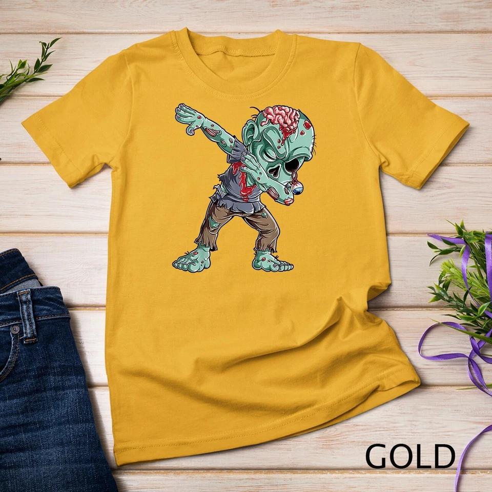 Dabbing Zombie T shirt Halloween Boys Kids Dab Funny Zombies Unisex T-shirt 4 3XL