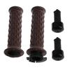 New 2x 7/8"(22mm) Motorcycle Handlebar Covers Hand Grip Bar Ends + Bar End Cap Plug