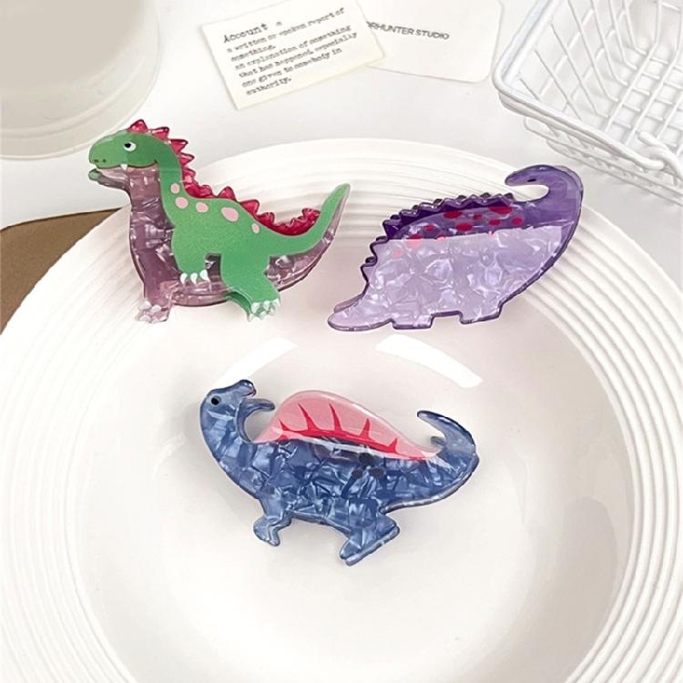 Stylish Dinosaur Hair Clip Acrylic Hairpin Hair Decoration Headpieces Hair Ornament For Parties Weddings Everyday Wear