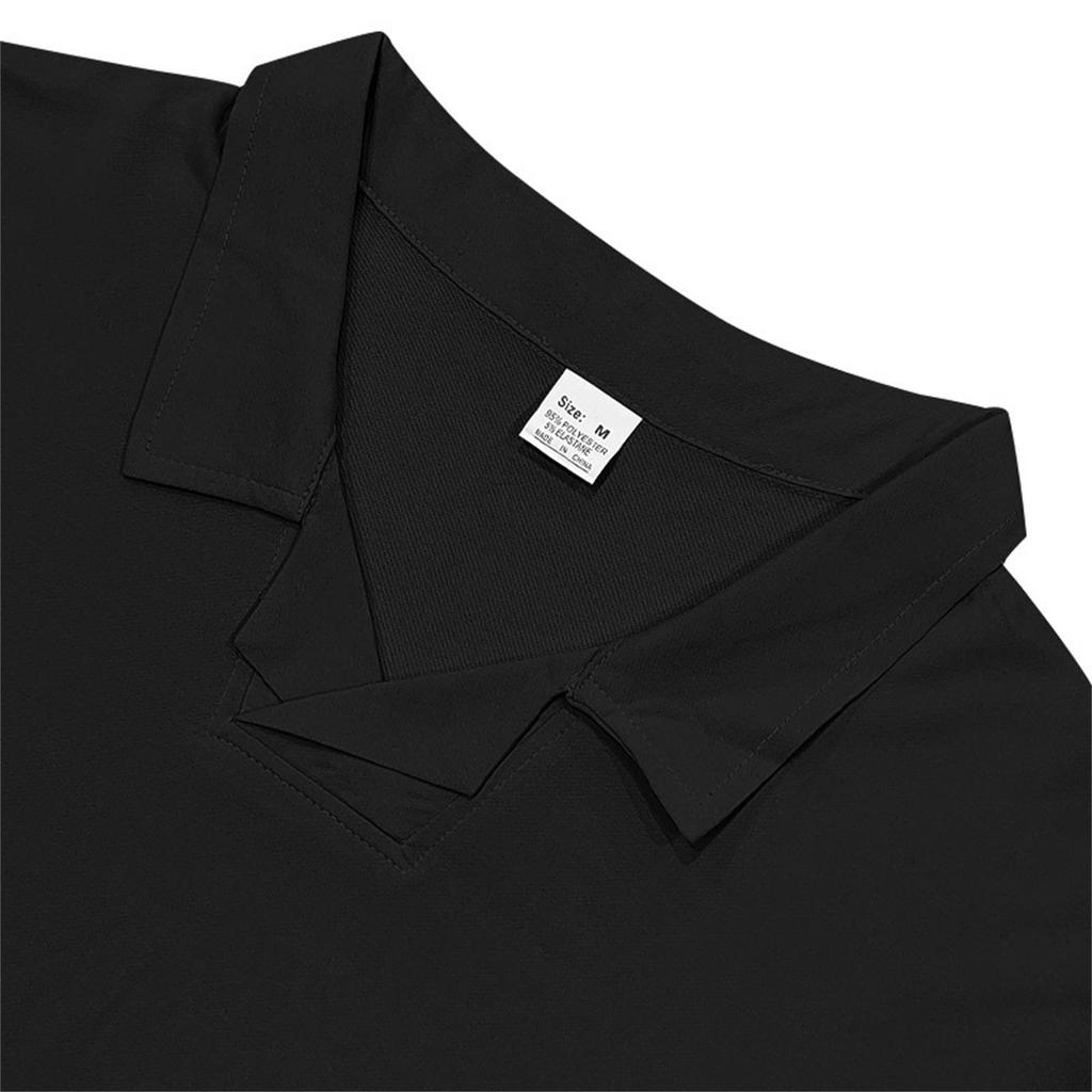 Men's Loose And Casual Solid-color Short-sleeved Shirt Top