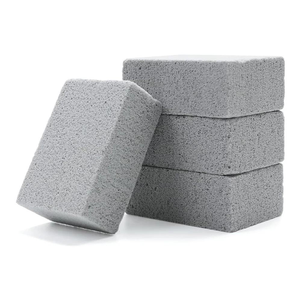 

1/4/8 шт. Щетка для чистки гриля для барбекю, кирпичный блок, утолщенная решетка для барбекю, чистящий камень, пемза, кирпич, кухонный инструмент для чистки, инструменты для барбекю на открытом воздухе 4pcs