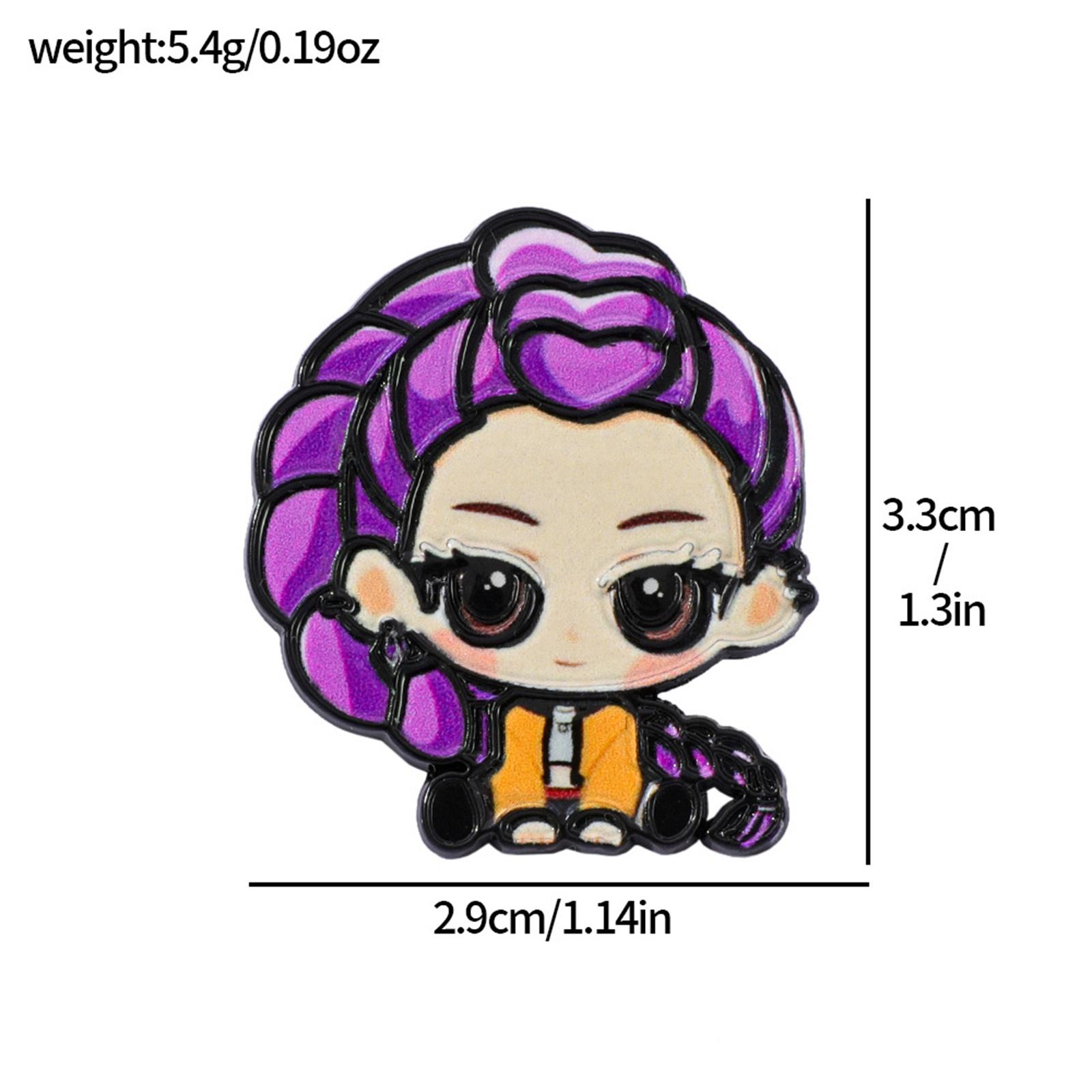 

Металлический значок Анимационный персонаж Сплав Брошь Аксессуары One Size