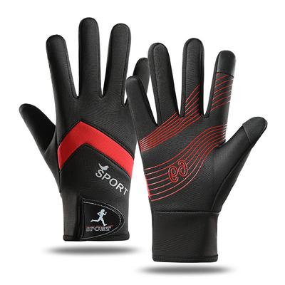 Cycling Gloves Autumn and Winter Motorcycle Riding Thickened Warm Outdoor Mountaineering Non-slip Touch Screen Men's and Women's Models