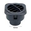 Square 42mm Warm Air Vent Outlet Conditioner Heater Duct for Car