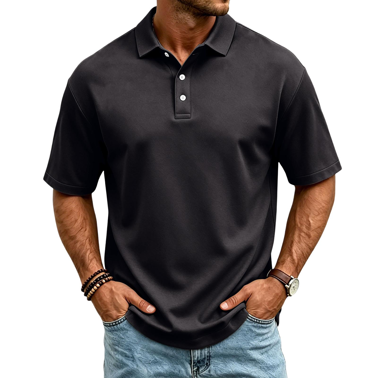 

Men s Casual Quick Dry Mesh Golf Polo Shirt Short Sleeve Breathable Lightweight Performance Top for Outdoor Sports S