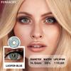 FUNSACHY 1 Pair Korean Lenses Colored Contact Lenses for Eyes Natural Round Black Brown Lens Beautiful Pupil Color Eye Contacts