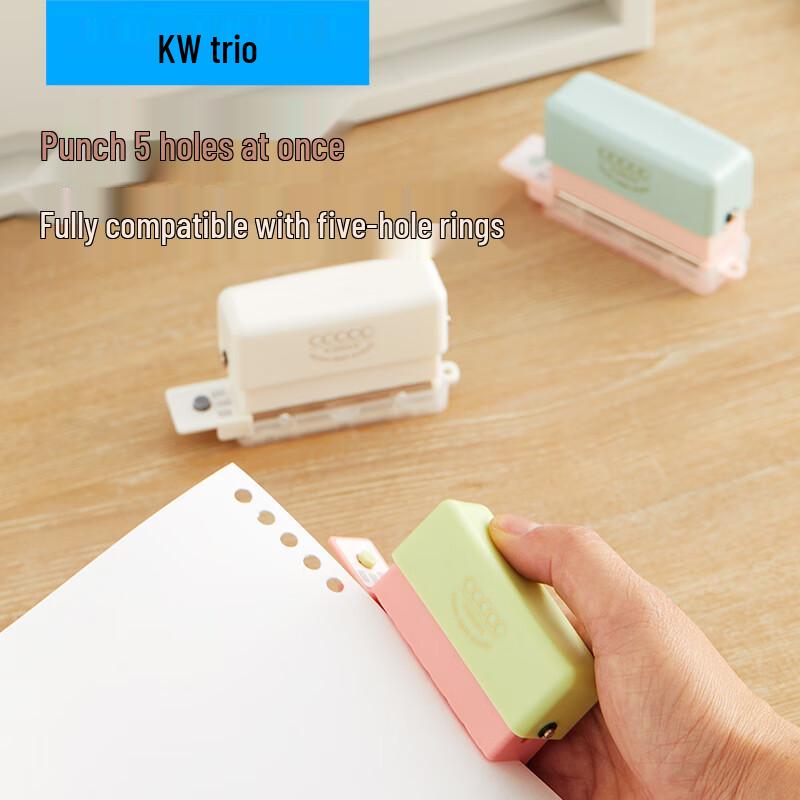 Portable Multi-Hole Loose-Leaf Puncher
