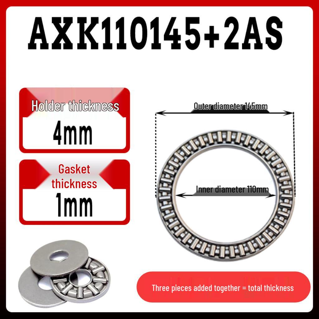 AXK Axial-Nadellager (Identifikation: 5-50 mm, Flach)