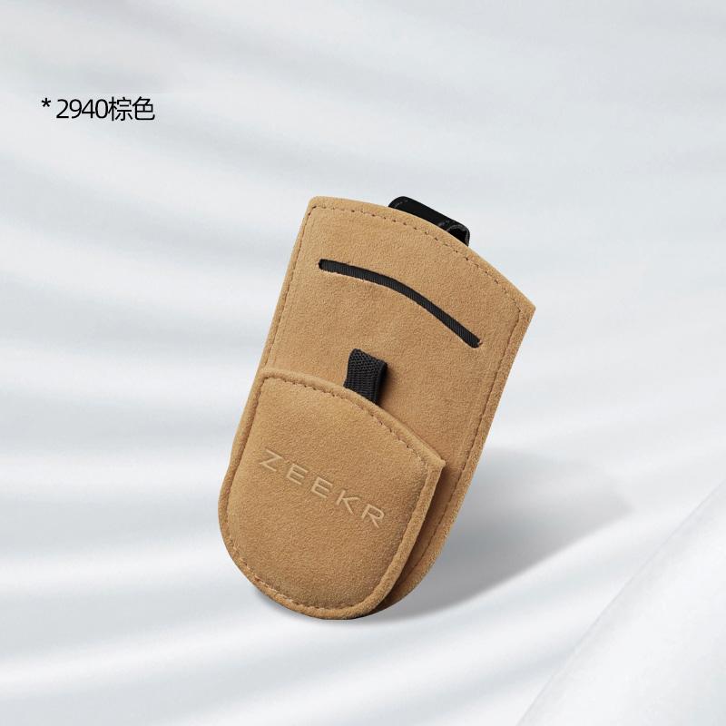 Italian suede Glasses Storage Clip Glasses Holder Accessory For Zeekr X 001 007 009 7X 7x 9x 2020 2021 2022 2023 2024 2025 2026
