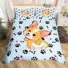 Cute Corgi Children'S Duvet Cover Puppy Bedding Set Kawaii Pet Animal Three-Piece Set