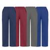 Women’s Straight Leg Scrub Pants with Elastic Waistband and Multiple Pockets for Uniform