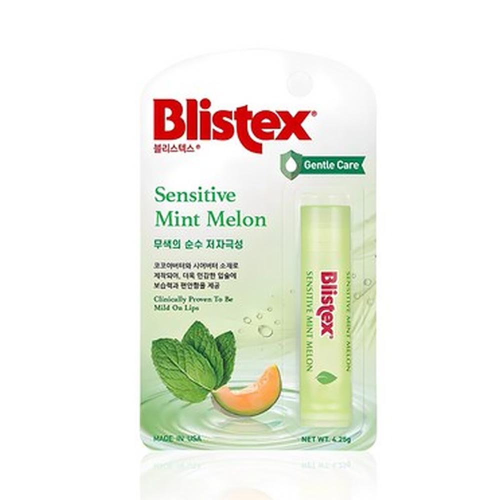 Blistex Sensitive Mint & Melon Lip Balm Gentle Care 4.25g (2pcs), Korean