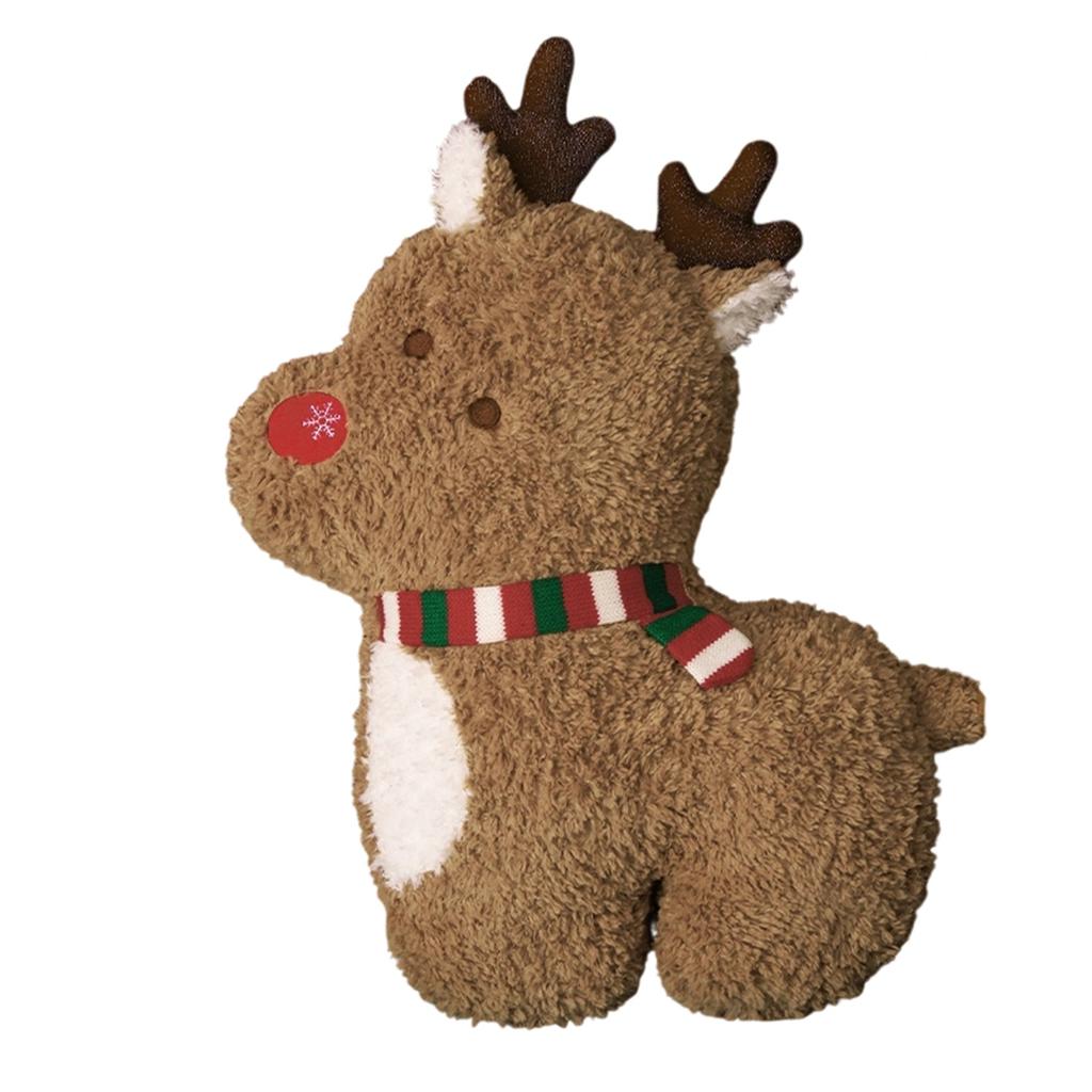 Colorful Christmas Day Decoration Pillow Plush Toy Doll Gingerbread Christmas Doll Gift