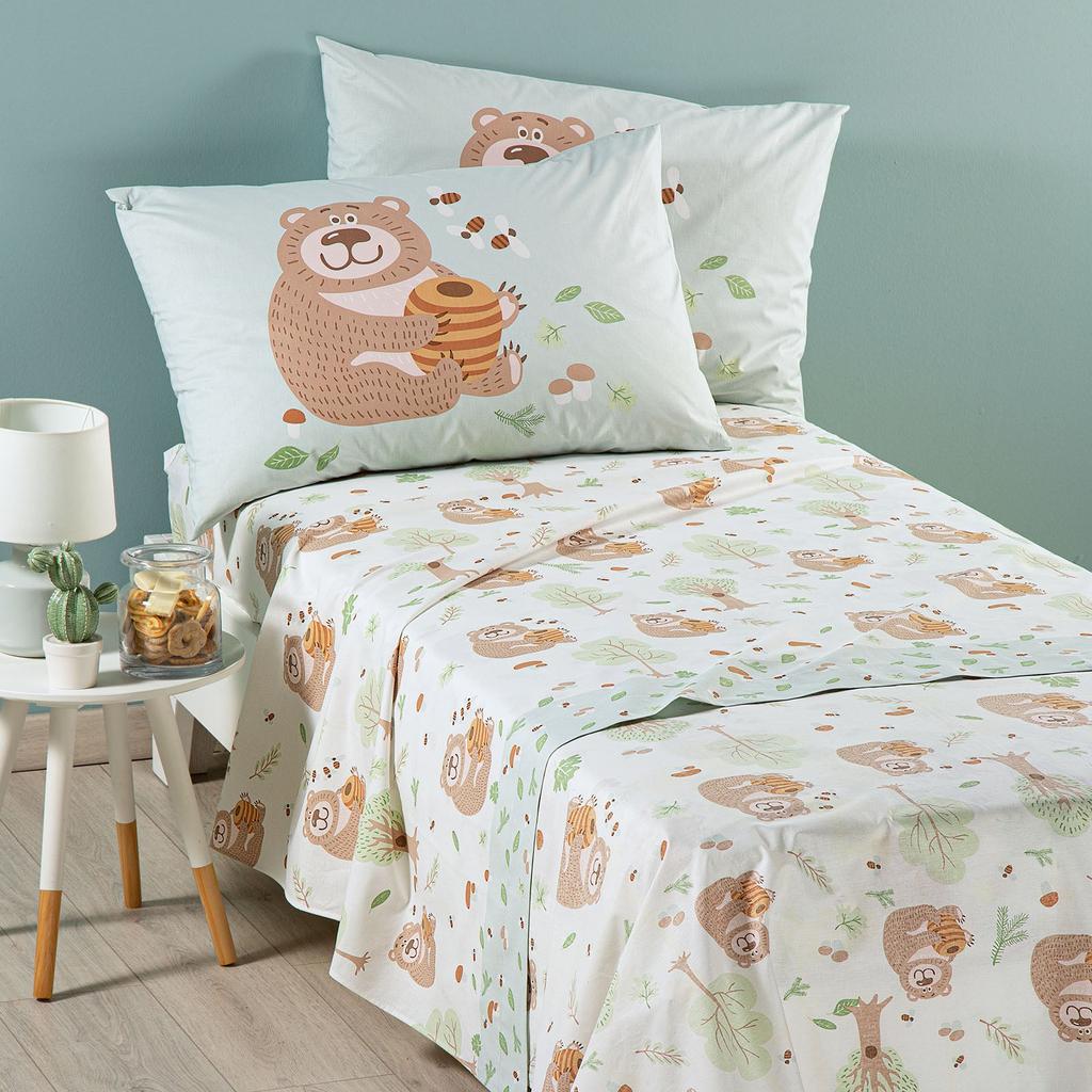 Completo Lenzuola in Cotone Boschetto Caleffi Kids