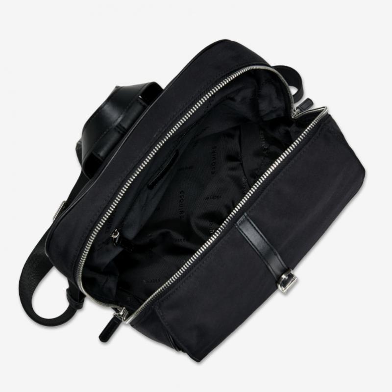Esquire Collection Esquire Bijou Twill Nylon Backpack Black