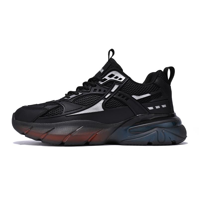 Sneaker Herrenmode neu atmungsaktives Mesh dicke Sohle erhöhend lässige kleine weiße Schuhe Teenager Darth Vader Dad Shoes