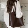 Retro Large Capacity Bag for Women's Bag New Trendy Korean Version of Versatile Tote Bag Fashionable One-shoulder Work Commuting Bag
