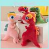 Dinosaur Plush Toy With Multicolor Flames For Kids Play And Comfort