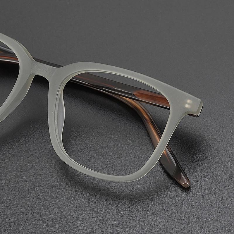 Fashion Vintage Frosted Square Optical Glasses Man Simple Trendy Unisex Eyeglasses for Women Men Literary Retro Matte Eyewear