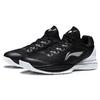 Li Ning Night Stalker Professional Competition Shoes Non slip Lightweight Low top Basketball Shoes Men's Black White ABAN071-3