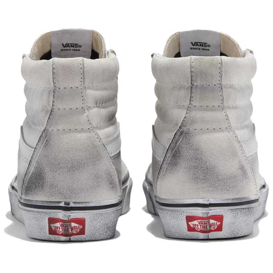 Vans Sk8 Casual Buty Skate High-Top Trampki Unisex Białe VN0007NSWWW