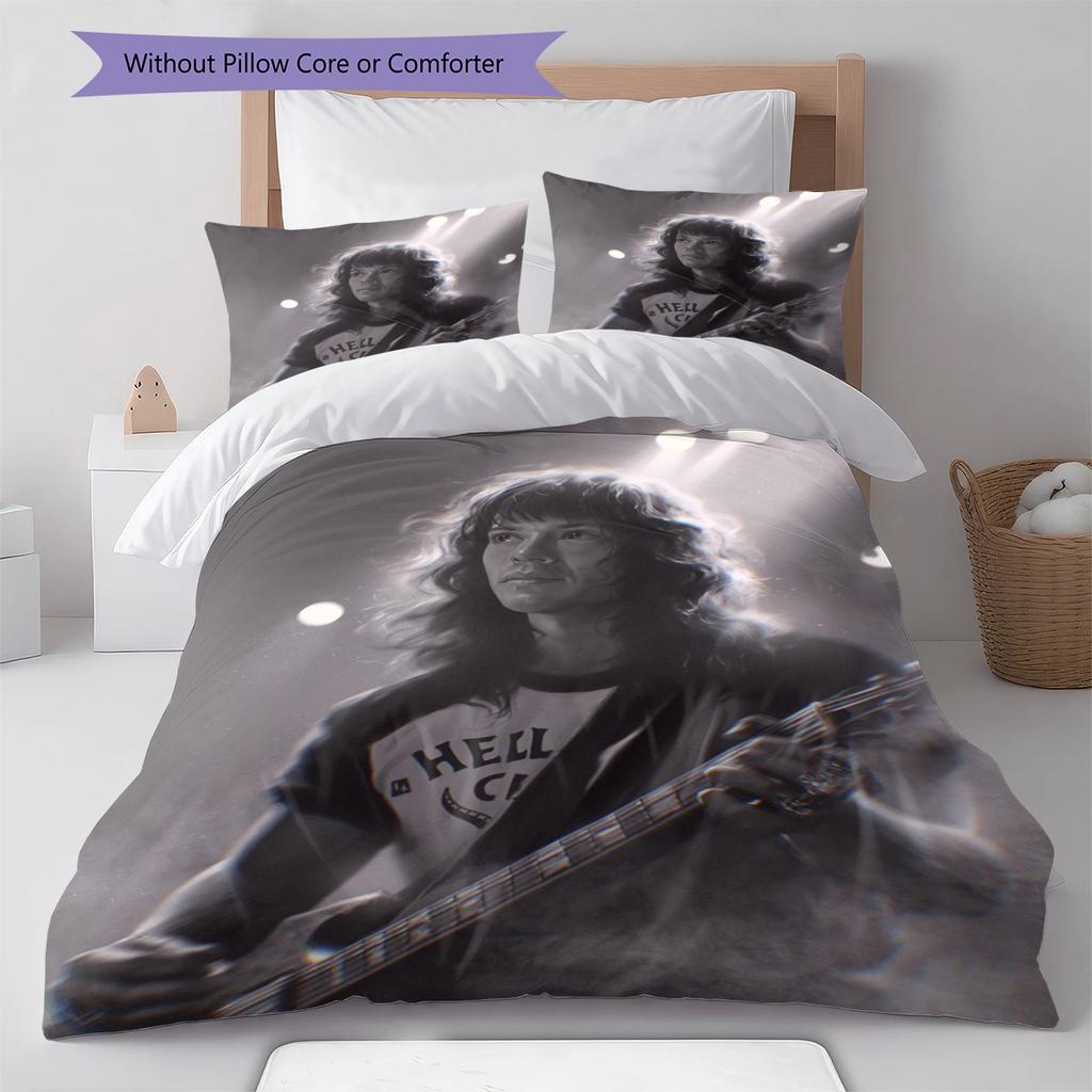 Cartoon Pattern Bedding Quilt Set Quilt Cover Pillowcase Home Decoration Birthday Gift (1 * Duvet Cover + 2 * Pillowcase, Without Core)