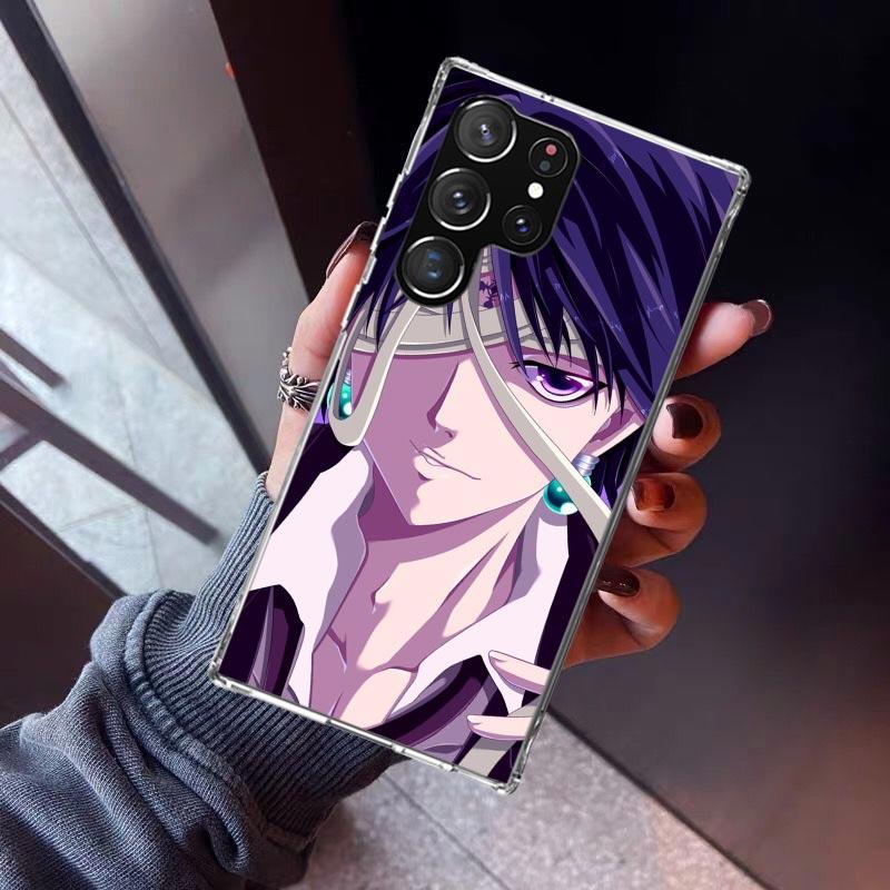 

Huner X-Hunters Chrollo Shizuku Phone Case For Samsung Galaxy S26 S25 Edge S24 S23 Ultra S22 Plus S21 S20 FE Soft TPU Back Cover Samsung S24 FE